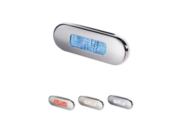 Image of Hella Marine Surface Mount Oblong LED Courtesy Lamp, Blue, Red, Warm White, White