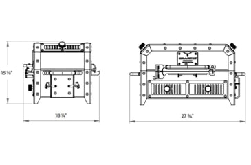 Image of OPMOD HellRazr YAMA Charcoal Grill Dimensions