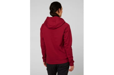 Image of Helly Hansen F2F Cotton Hoodie - Womens, Oxblood, Large, 62936215-L