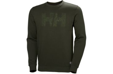 Image of Helly Hansen F2F Cotton Sweater - Mens, Forest Night, Small, 62933-469-S