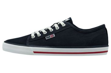 Image of Helly Hansen Fjord Canvas Shoe V2 - Mens, Navy/Red/Off White, 11.5, 11465-597-11.5