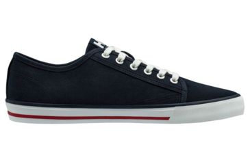 Image of Helly Hansen Fjord Canvas Shoe V2 - Mens, Navy/Red/Off White, 11.5, 11465-597-11.5