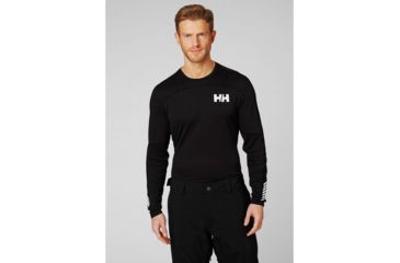 Image of Helly Hansen HH Lifa Active Crew - Mens, Black, Extra Large, 48308-991-XL