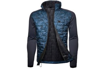 Image of Helly Hansen Lifaloft Hybrid Insulator Jack - Mens, Graphite Blue Camo, L, 65605-995-L