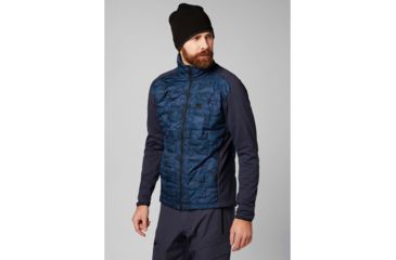 Image of Helly Hansen Lifaloft Hybrid Insulator Jack - Mens, Graphite Blue Camo, L, 65605-995-L