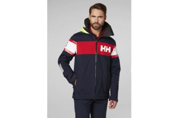 Image of Helly Hansen Salt Flag Jacket - Mens, Navy, Small, 33909597-S