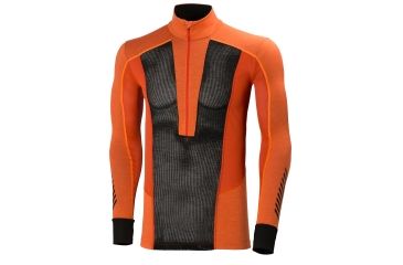 Image of Helly Hansen Warm Flow Ullr Top - Mens-Magma-Medium