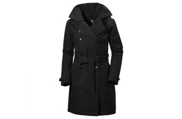 Image of Helly Hansen Welsey Trench Insulated Jacket - Women's-Black-Large
