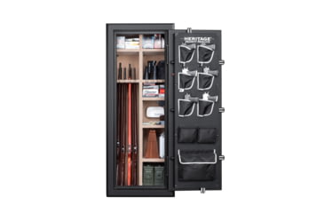 Image of Heritage Security Products 24 Gun Fire and Waterproof Gun Safe with E-Lock, Black Santex, Oversized, 24EBH