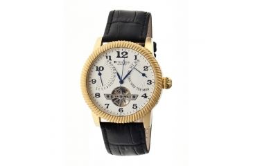 Image of Heritor Automatic Hr2003 Piccard Mens Watch, Silver HERHR2003