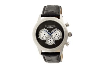 Image of Heritor Earnhardt Collection Mens Watch, Black Dial, Black HERHR3102