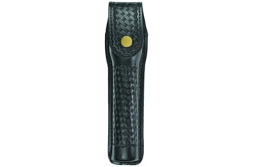 Image of HERO'S PRIDE AirTek Flashlight Case, Large, 33mm, Basket Weave, Brass Hardware, Black, 1470WA