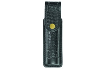 Image of HERO'S PRIDE AirTek Flashlight Case, Medium, 28mm, Basket Weave, Brass Hardware, Black, 1466WA