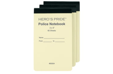 Image of HERO'S PRIDE 3 Pack Deluxe Notepad Refill, Small, 3in x 5in, 60 Sheets, 9283A