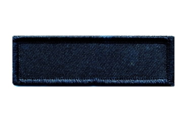 Image of HERO'S PRIDE PD 3.33x1in Name Blank w/Merrowed Bordered Chicago, Black, 4718