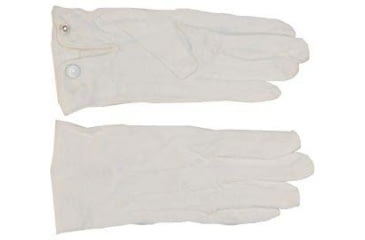 Image of HEROS PRIDE Parade Slip-on Gloves - Nylon Stretch W/ Raised Pointing - Unisex White - 8782W-W1