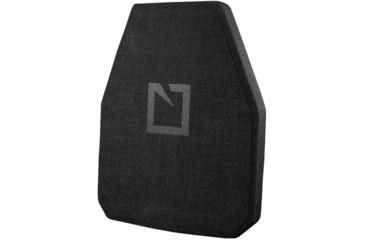Image of Hesco 600 Series 3611C, NIJ 0101.06 Certified Standalone Level III Plate, Special Threat Tested, Multi-Curve, LE Cut, Polyurea Coated, 10.0in X 12.0in, 3.9 lbs., Black, Large, 3611C-LE-MC-L