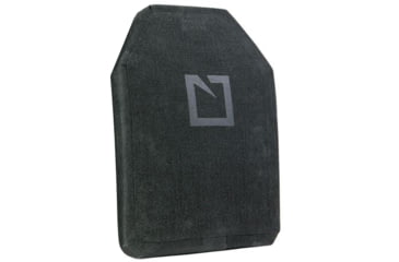 Image of Hesco 600 Series 3611C, NIJ 0101.06 Certified Standalone Level III Plate, Special Threat Tested, Multi-Curve, SAPI Cut, Polyurea Coated, 8.75in X 11.75in, 3.7 lbs., Black, Small, 3611C-SA-MC-S