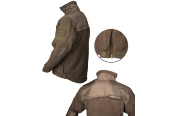Image of HEXTAC Elite Fleece Jacket - Mens, Dark Coyote, Small, 10855119-902