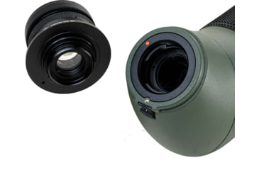 Image of Hi-Lux Optics Phenom 33x85mm UHD MOA Reticle Eyepiece, Matte Black, Small, PM-EP-MOA