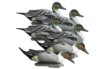Image of Higdon Outdoors Battleship Pintail, Multi Color, Foam Filled, 6 Pack, 16544