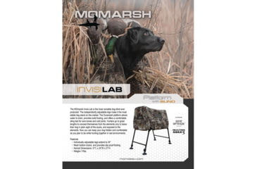 Image of Higdon Outdoors 34018 Invisi-Lab Dog Blind Optifade Marsh 31 X 24 X 21