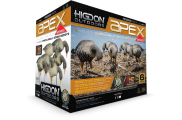 Image of Higdon Outdoors APEX Full-Size Full-Body Feeder Pack Decoy, Specklebelly, 6 Pack, 72546
