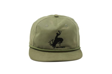 Image of Higdon Outdoors Riven Bucking Elk Rope Hat Loden Green, 65009