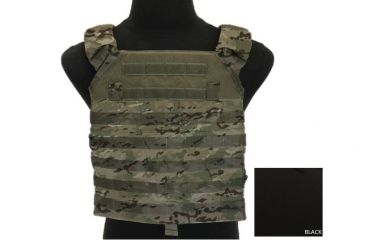Image of High Ground Gear Advanced Plate Carrier V2, Black, ESAPI, Large, 10.25"x13.25", HG-8473-6