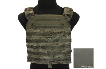 Image of High Ground Gear Advanced Plate Carrier V2, Ranger Green, ESAPI, Medium, 9.50"x12.50", HG-8472-5