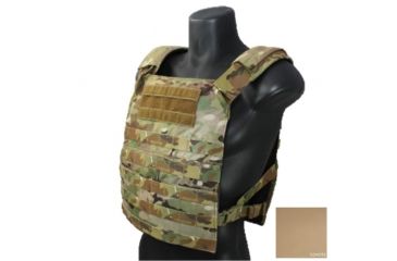 Image of High Ground Gear Basic Plate Carrier, Regular, Coyote, 8x10, 10x12, HG-8430-4