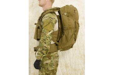 Image of High Ground Gear HG 3 Day Pack with SM/MD Waist Belt, Coyote, S/M, HG-8361-4
