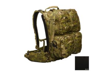 Image of High Ground Gear HG Rigid-Frame, Modular Trauma Pack with SM/MD Waist Belt, Black, HG-8317-6