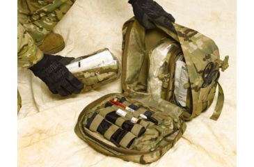 Image of High Ground Gear HG Rigid-Frame, Modular Trauma Pack with SM/MD Waist Belt, Multi-Cam, HG-8317-1