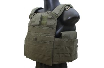 Image of High Ground Gear Releasable Plate Carrier System w/ Cummerbund, X-Large, Ranger Green, 11x14, HG-8445-5