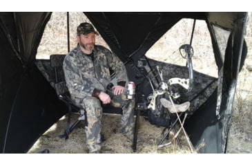 Image of High Point Ground Blind Stake, Black, 120-GBS