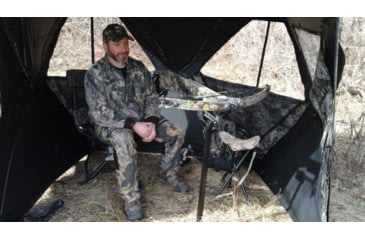 Image of High Point Ground Blind Stake, Black, 120-GBS