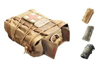 Image of High Speed Gear HSGI Multi-Mission Medical Taco Med Pouch, Coyote Brown, MultiCam, Wolf Gray, Woodland