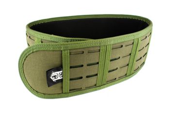 Image of High Speed Gear Laser Sure Grip Padded Belt, Slotted, Medium, Olive Drab, 33LB01OD