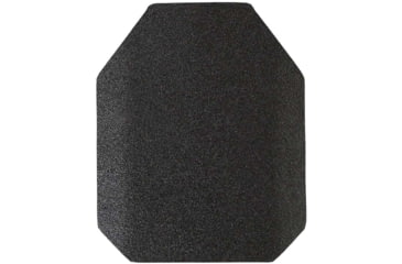 Image of HighCom Armor Guardian AR1000 Armor Plate, Shooters Cut, Level III+, Black, 10x12in, AR1000-SC-SC-1012-20M