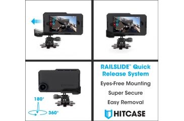 Image of Hitcase StickR Base, Black, 6in x 8.27in x 0.47in HC22200