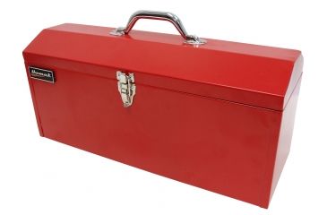 Image of Homak 19in Red Metal High Toolbox w/ Black Metal Tray RD00119819