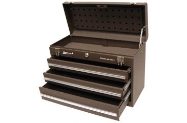 Image of Homak 20in 3 Drawer Friction Toolbox, Brown BW00203200