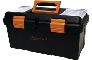 Image of Homak 20in Plastic Tool box w/ Tray &amp; Dividers BK00119005