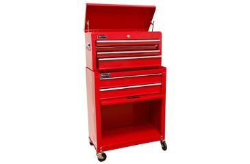 Image of Homak 24in Homeowners Cabinet, Red RD07062400