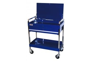 Image of Homak 32in Professional 1 Drawer Service Cart - Blue BL05500190