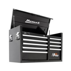 Image of Homak 41in H2Pro Series-9 Drawer Top Chest, Black, Large BK02041091
