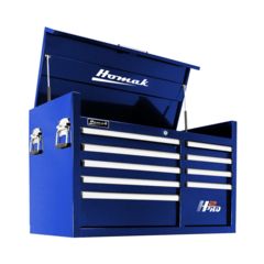 Image of Homak 41in H2Pro Series-9 Drawer Top Chest, Blue, Large BL02041091