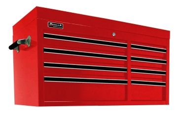 Image of Homak 41in Pro Series Top Chest w/ 8 Drawers, Red RD02008410