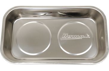 Image of Homak 9in Rectangular Stainless Steel Magnetic Tray HA01009000